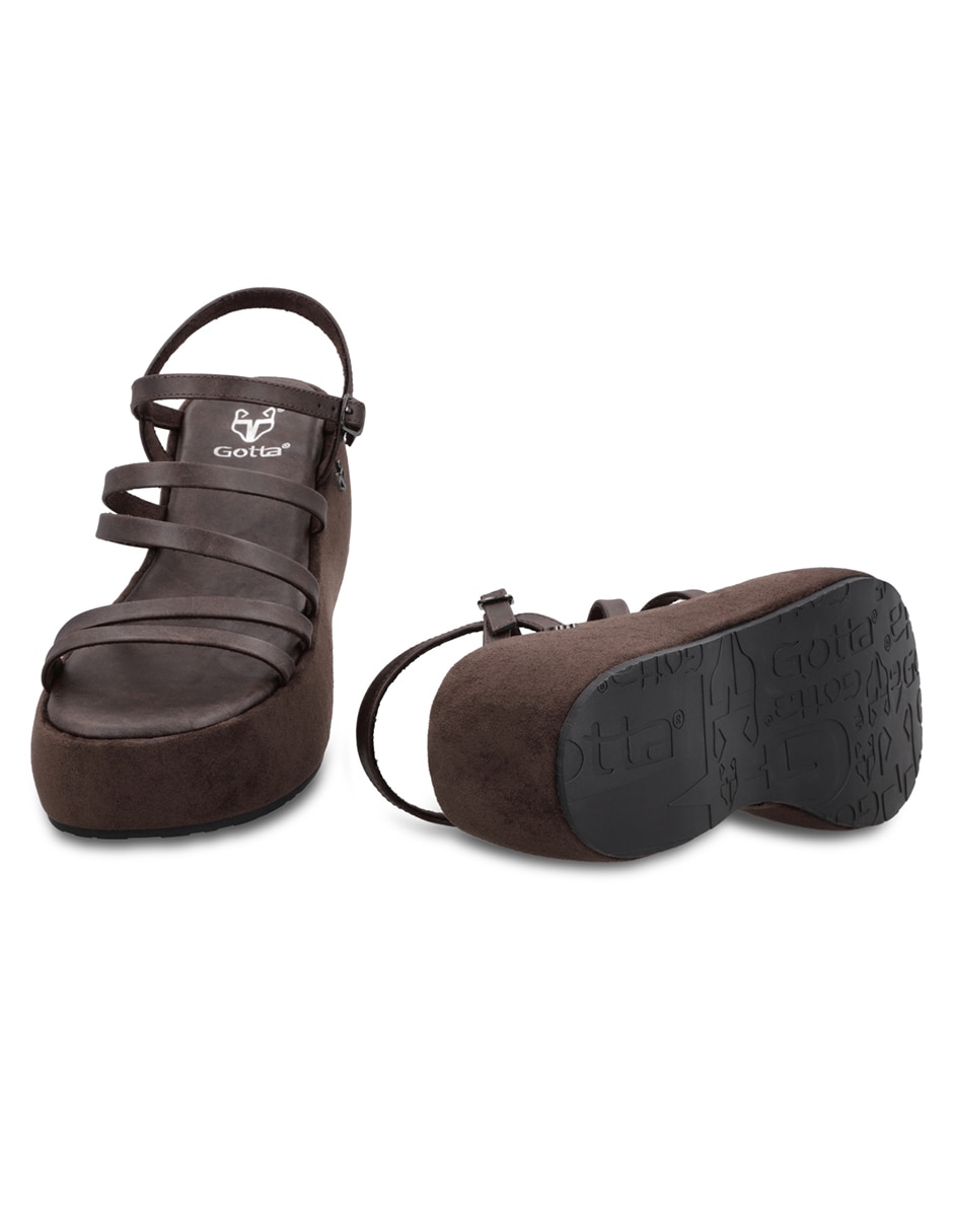 Sandalia plataforma para mujer 3