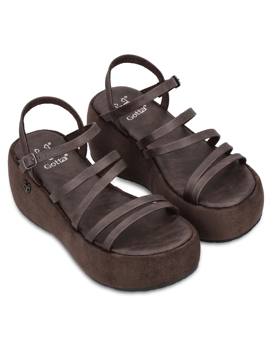 Sandalia plataforma para mujer 4