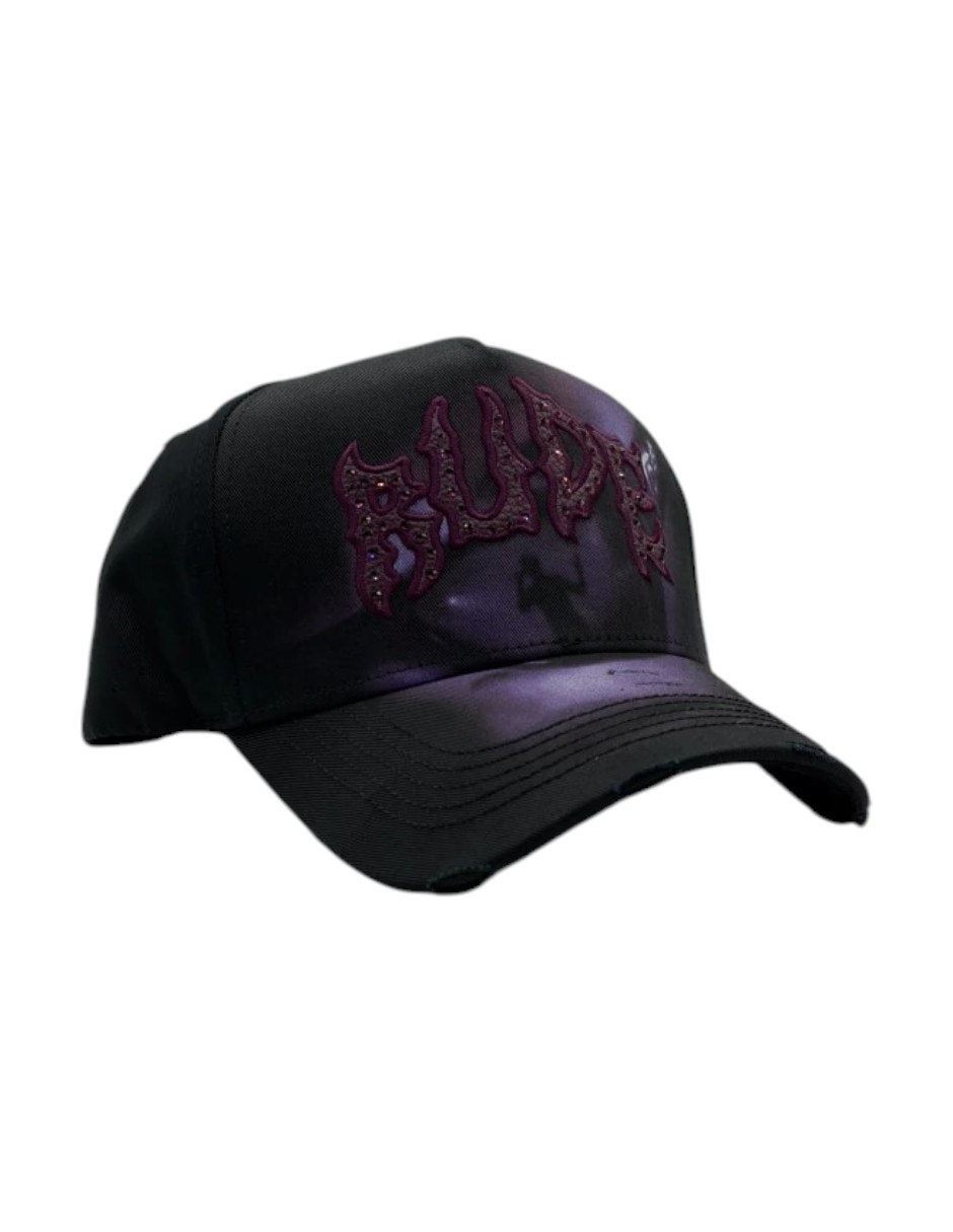 Gorra visera curva snapback casual Rude para hombre