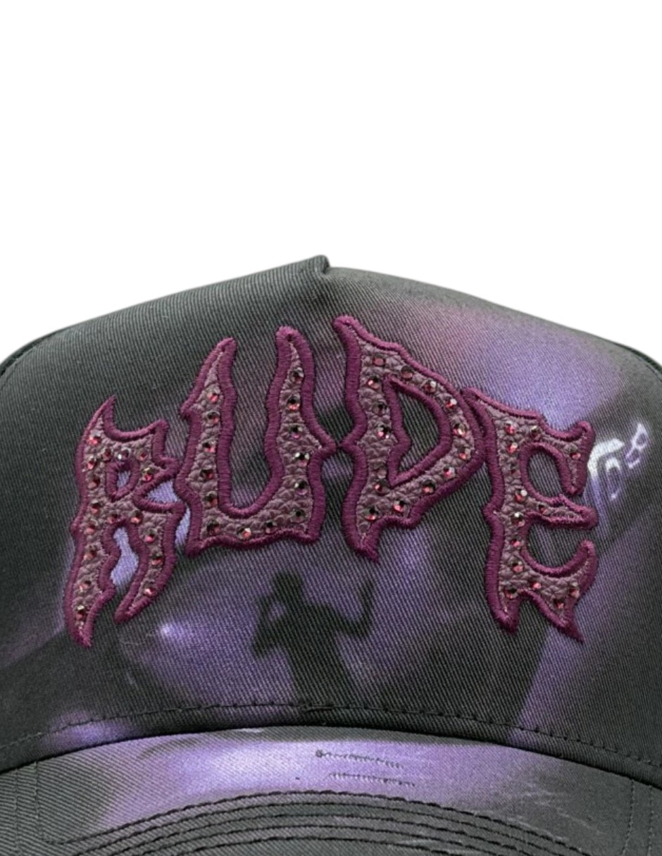 Gorra visera curva snapback casual Rude para hombre