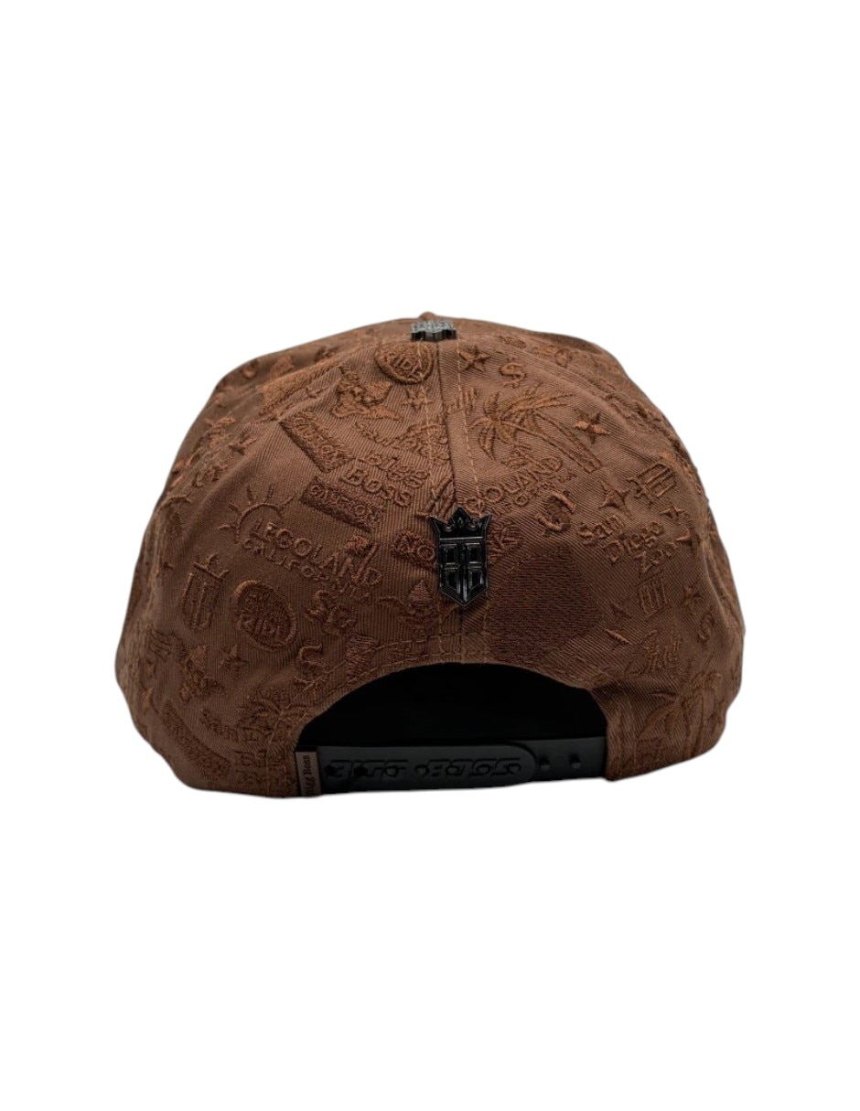 Gorra visera curva snapback casual Big Boss para hombre