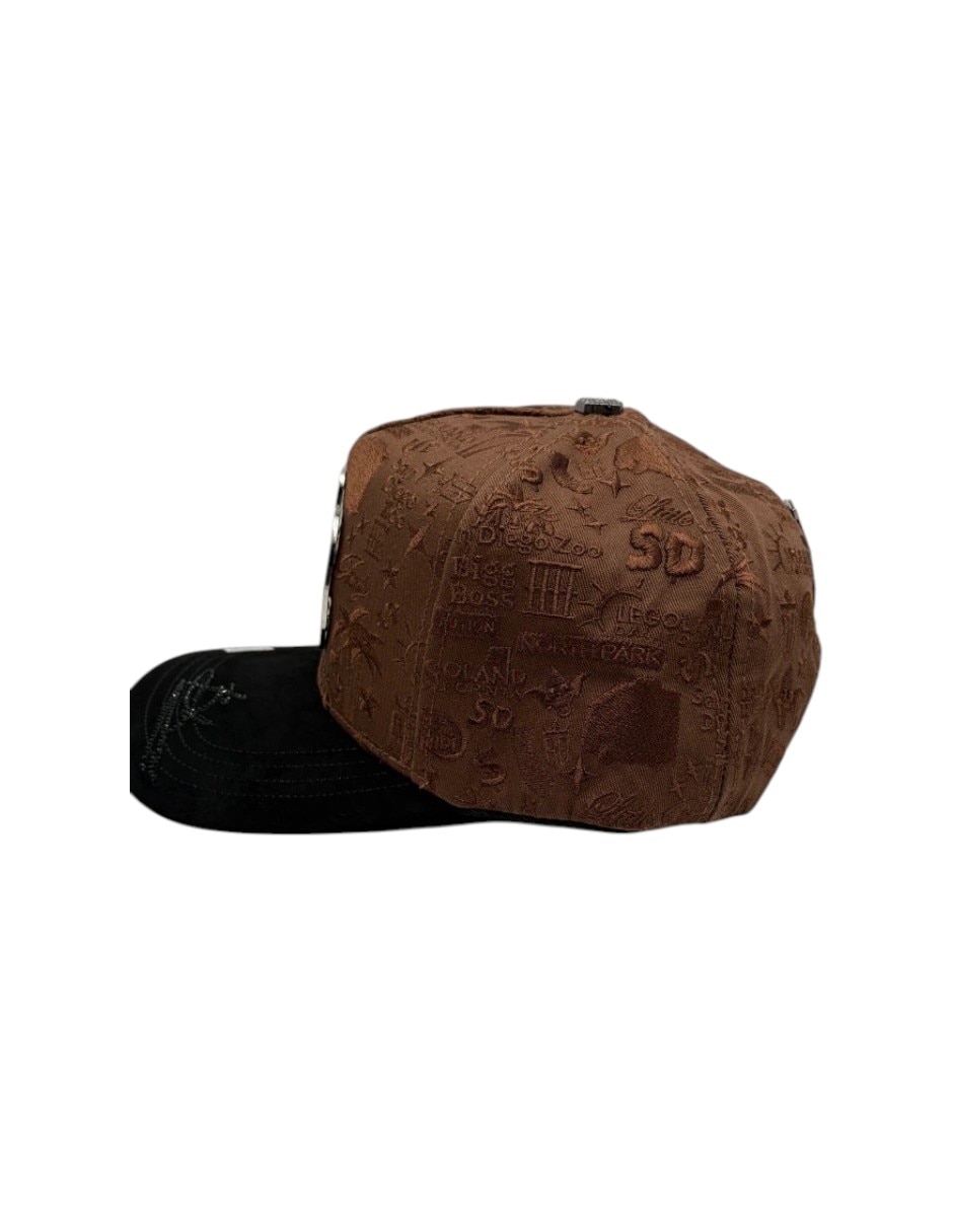 Gorra visera curva snapback casual Big Boss para hombre