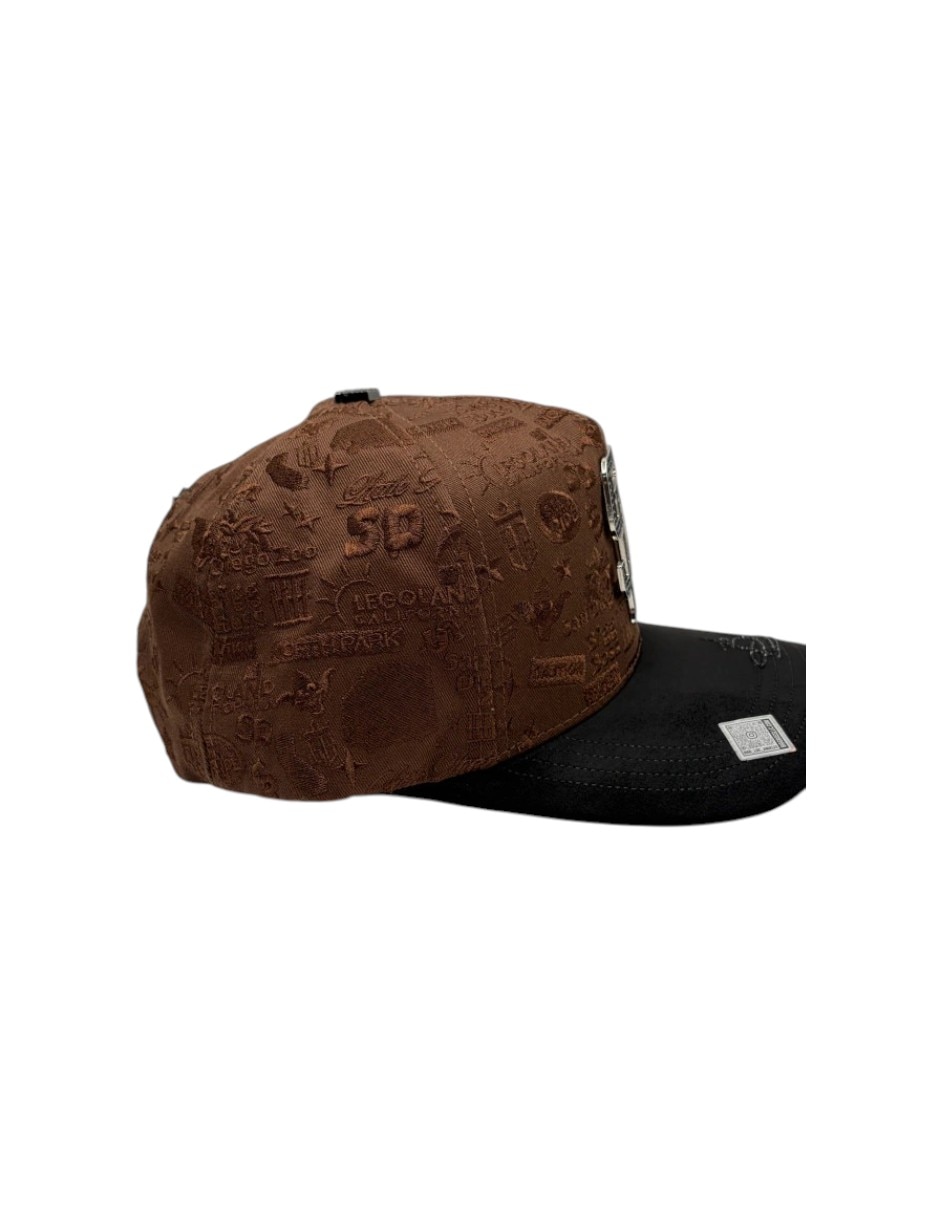 Gorra visera curva snapback casual Big Boss para hombre