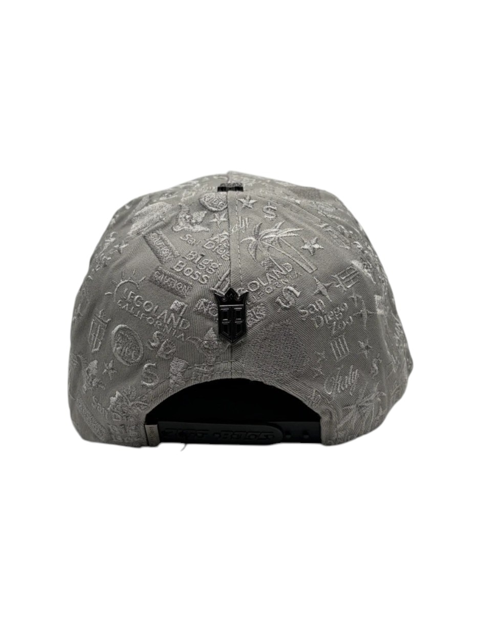 Gorra visera curva snapback casual Big Boss para hombre