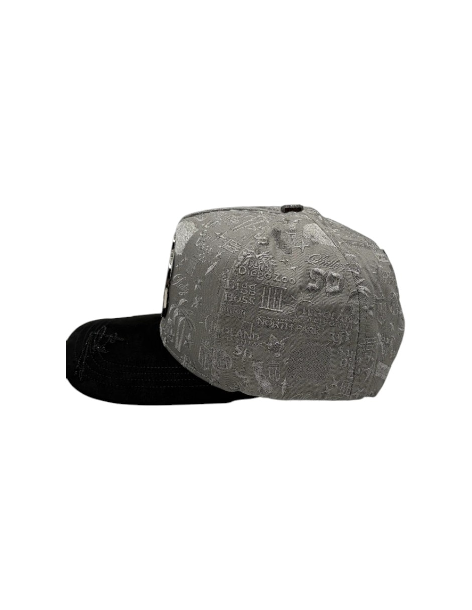 Gorra visera curva snapback casual Big Boss para hombre