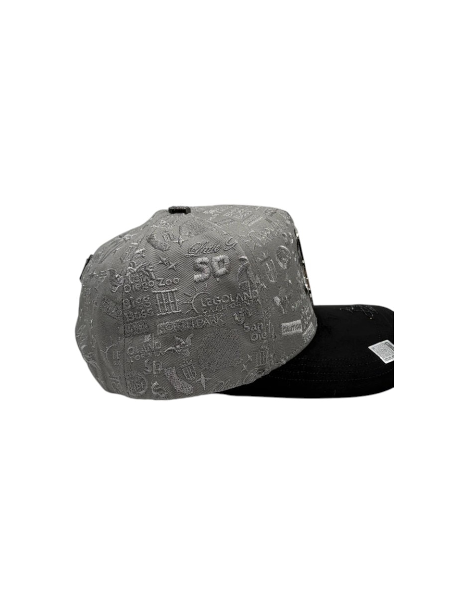 Gorra visera curva snapback casual Big Boss para hombre