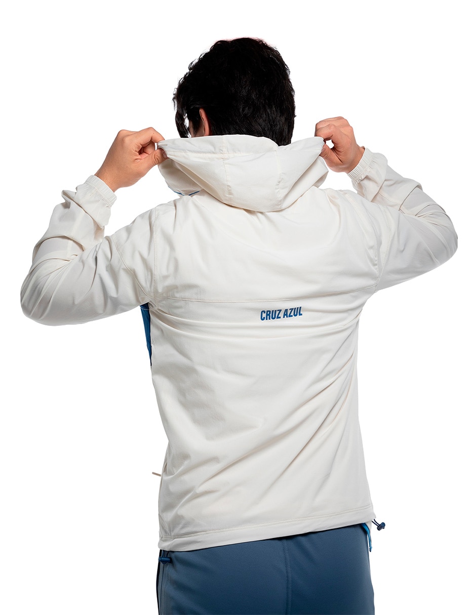 Chamarra rompevientos Pirma 91475 impermeable capucha y bolsa para hombre