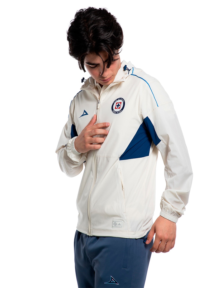 Chamarra rompevientos Pirma 91475 impermeable capucha y bolsa para hombre