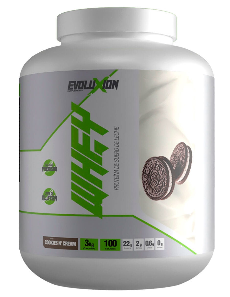 Whey con proteína sabor Cookies & Cream de 3 Kg Whey con proteína sabor Cookies & Cream de 3 Kg