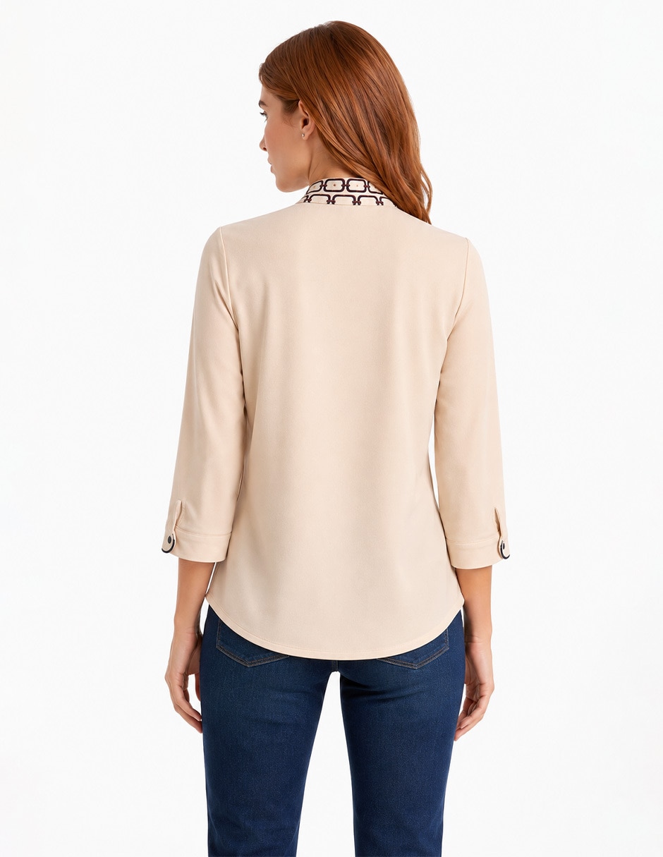 Blusa foley’s manga larga para mujer