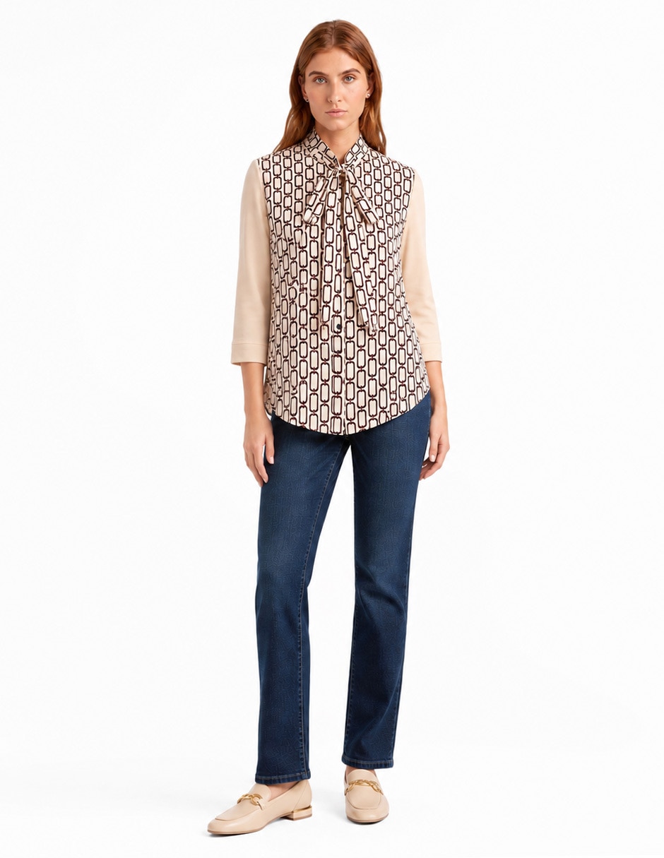 Blusa foley’s manga larga para mujer