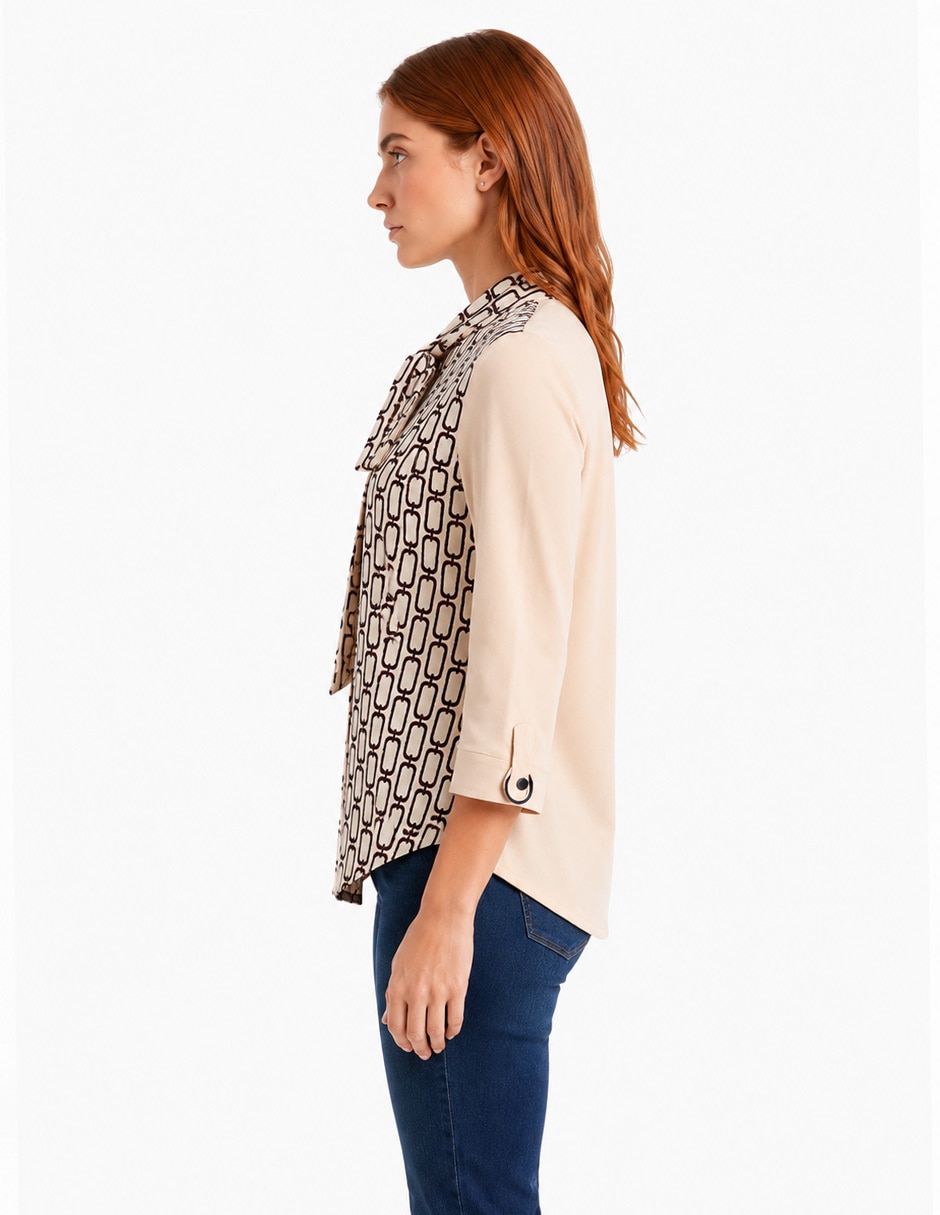 Blusa foley’s manga larga para mujer