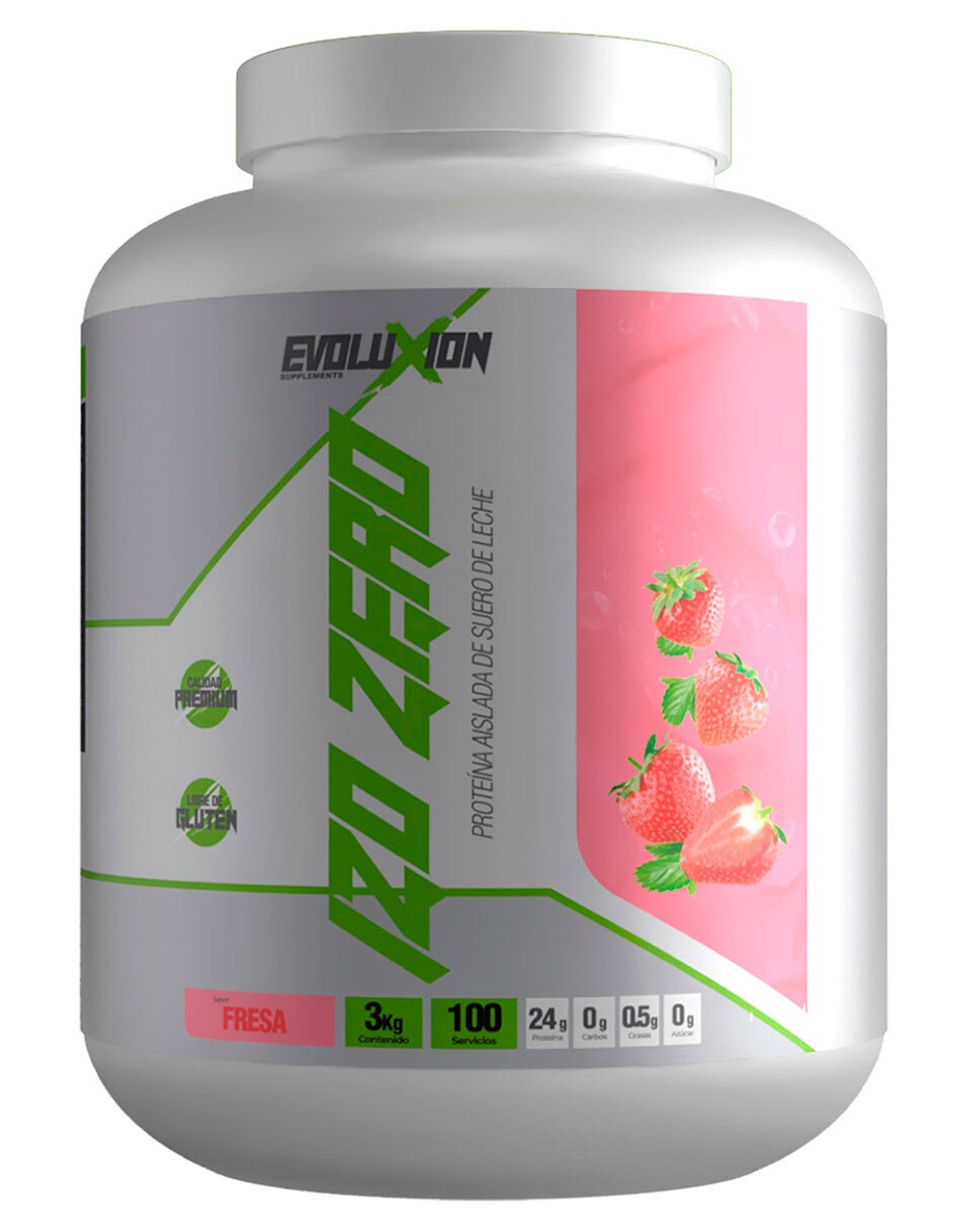 Izo Zero con proteína sabor fresa de 3 Kg