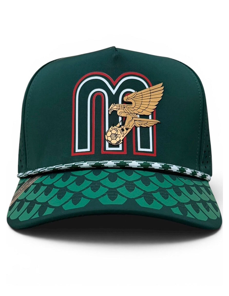 Gorra visera curva snapback para fútbol México para hombre 2