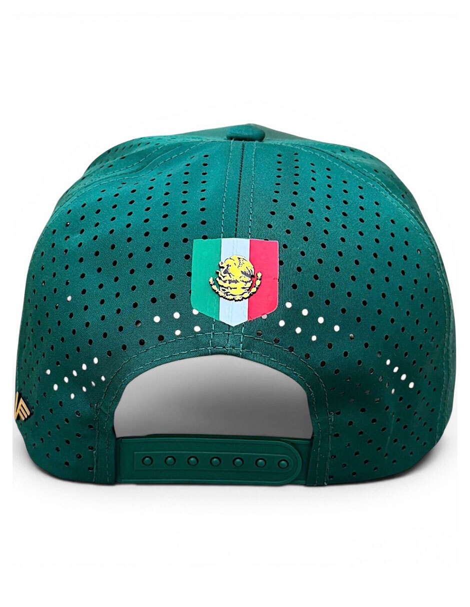 Gorra visera curva snapback para fútbol México para hombre 4