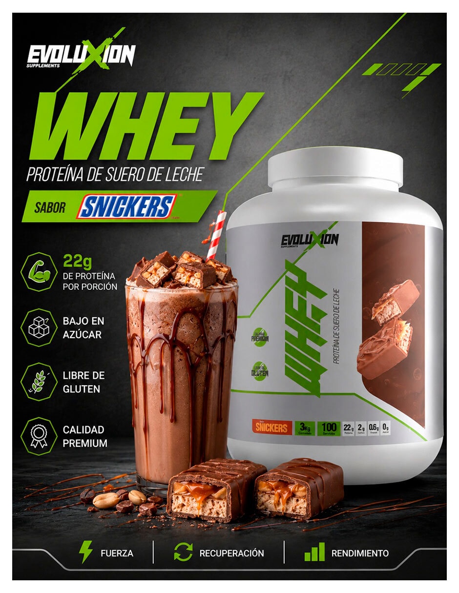 Whey con proteína sabor Chocolate de 3 Kg 2