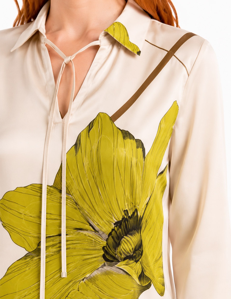 Blusa foley's manga 3/4 para mujer