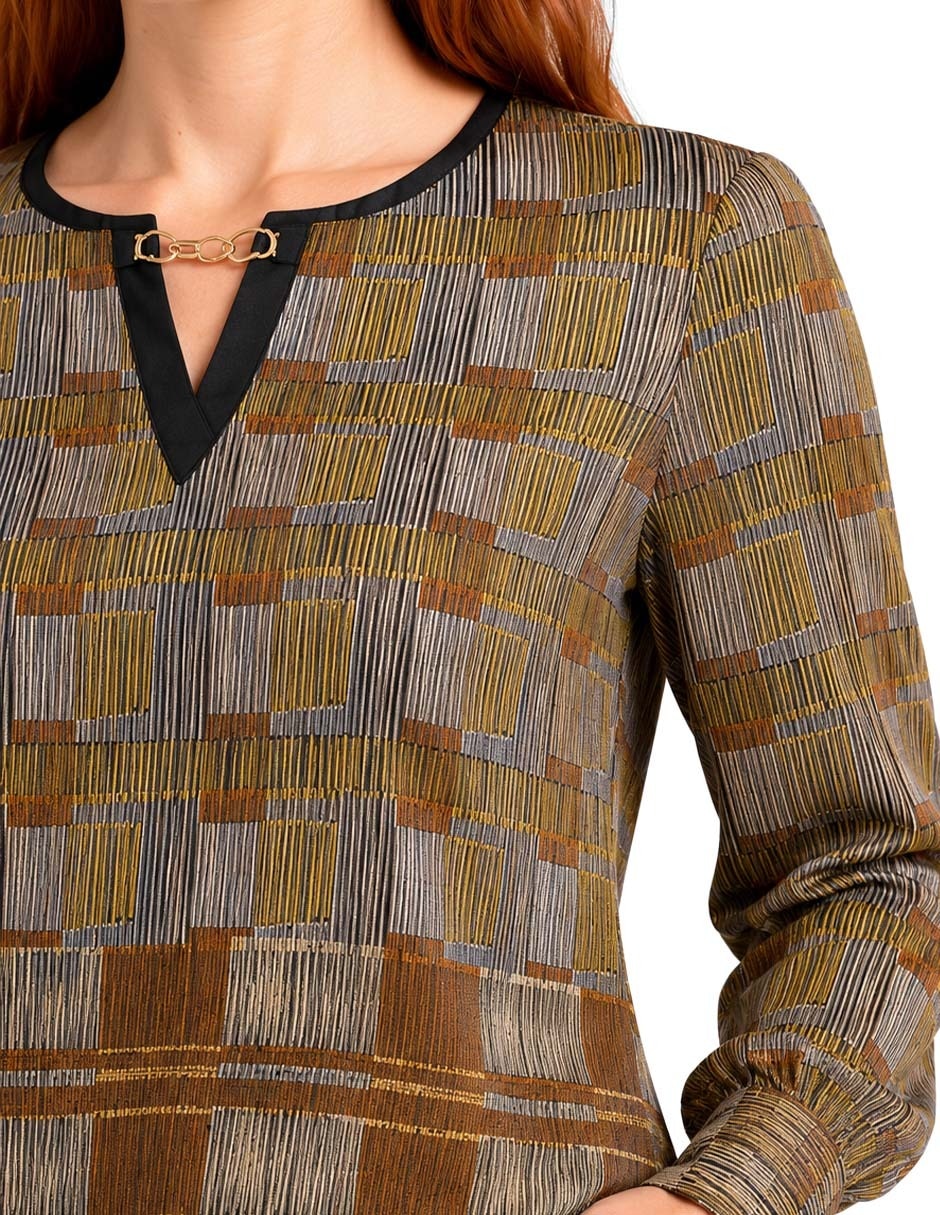 Blusa foley’s manga larga para mujer