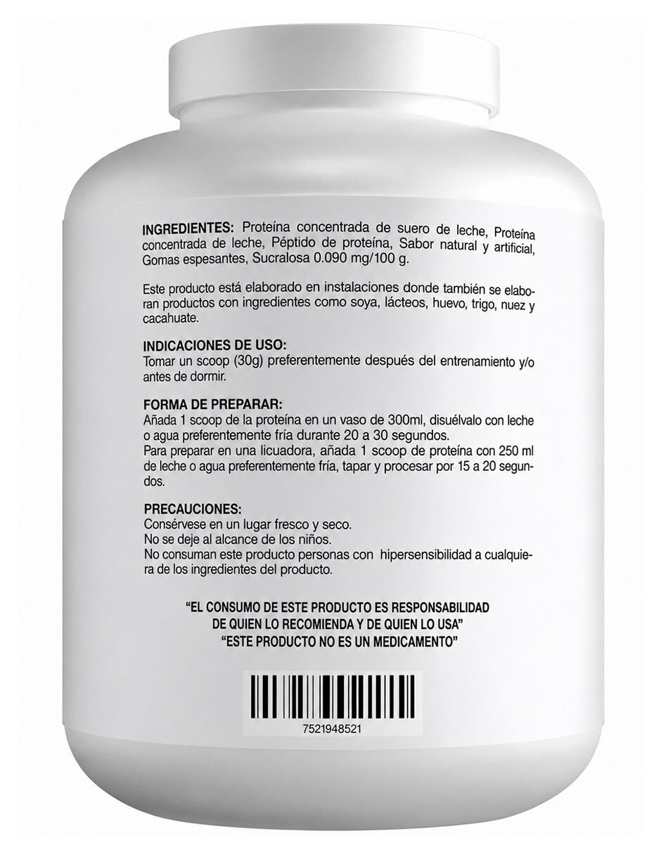 Whey Evoluxion Supplements con proteína sabor Caramelo de 3 Kg