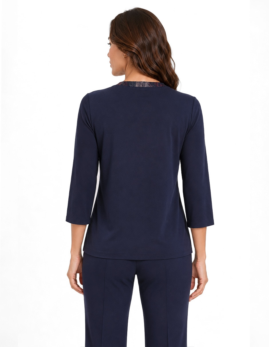 Blusa manga 3/4 para mujer 3