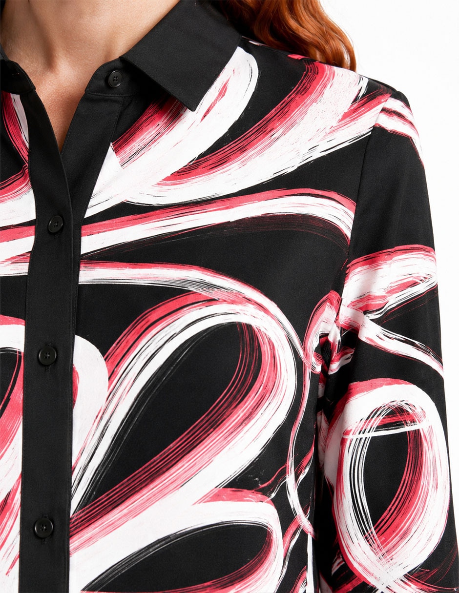 Blusa foley’s manga 3/4 para mujer