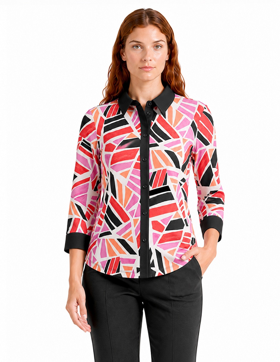 Blusa foley’s manga 3/4 para mujer
