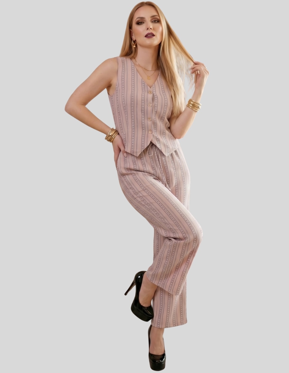 Conjunto casual malabis para mujer