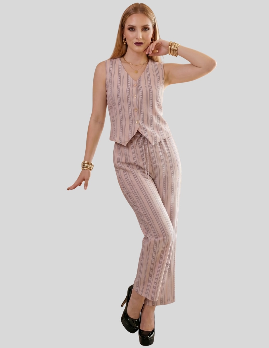 Conjunto casual malabis para mujer