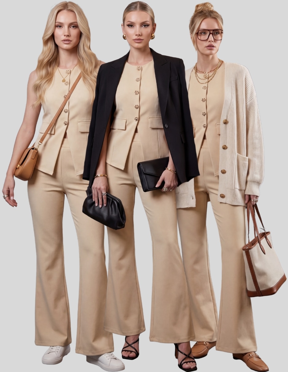 Conjunto casual malabis para mujer
