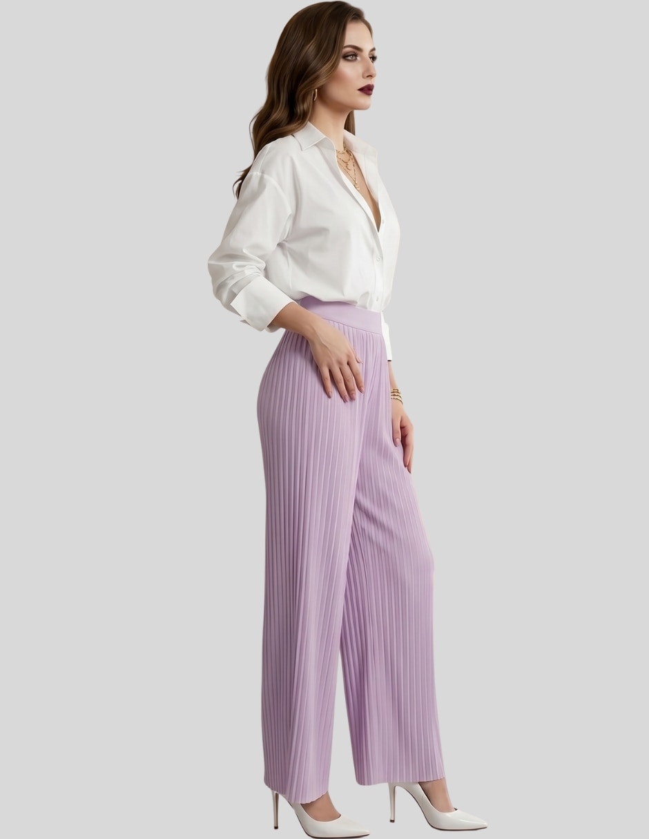 Pantalón plisado para mujer 6