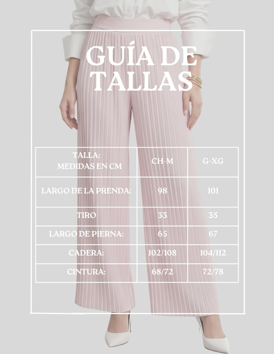 Pantalón plisado para mujer 3