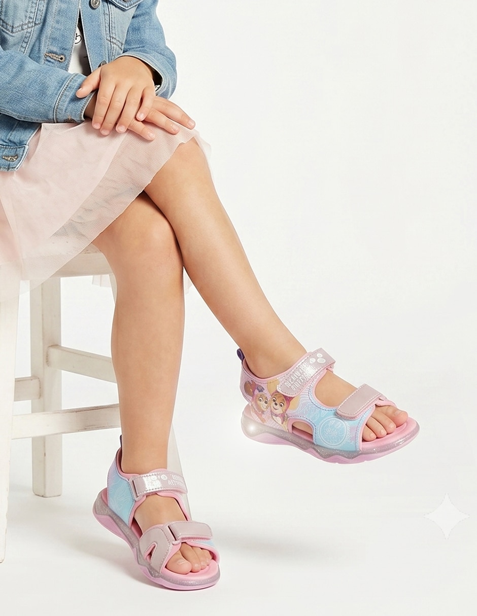 Sandalia paw patrol para infantil niña 2