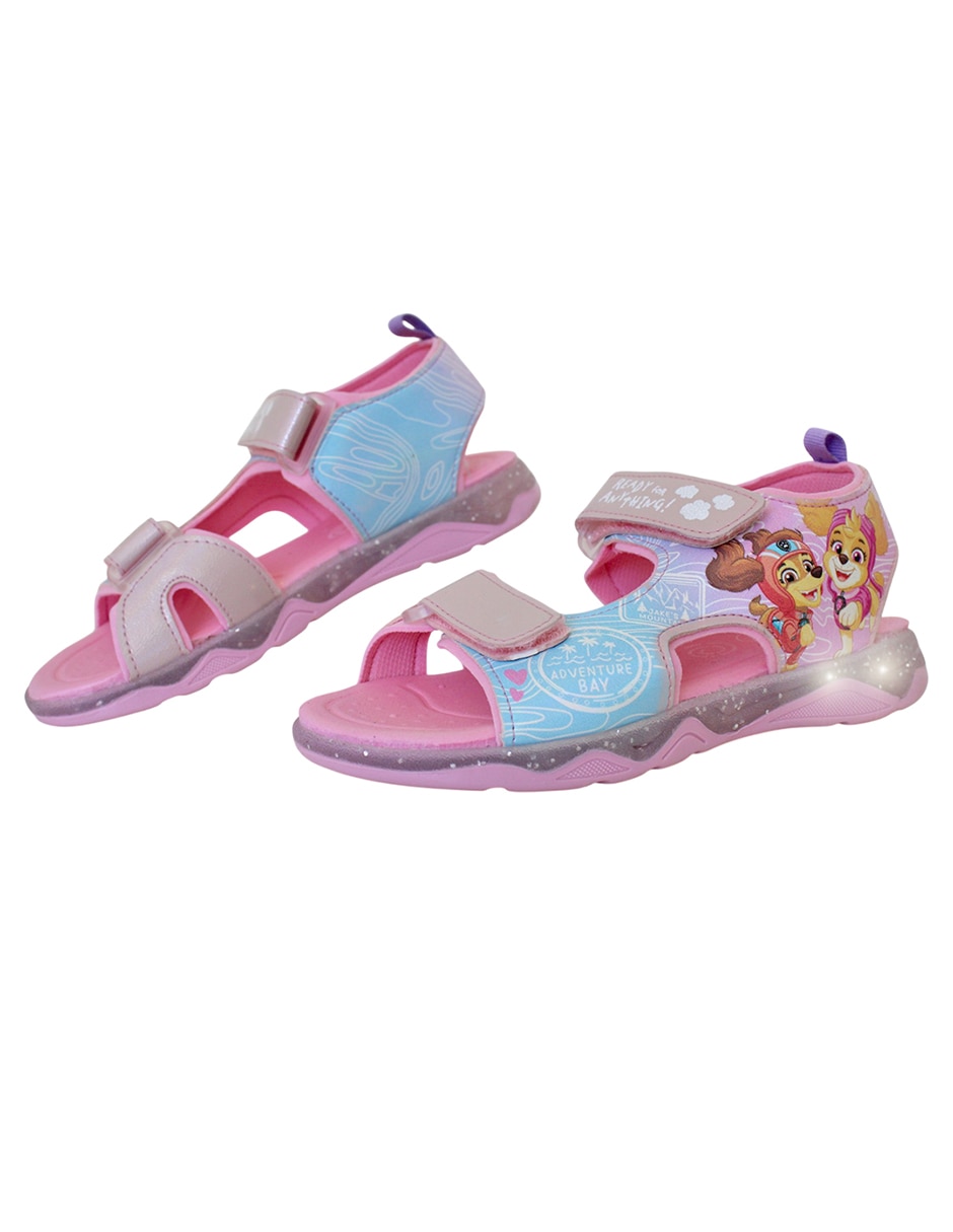 Sandalia paw patrol para infantil niña 9