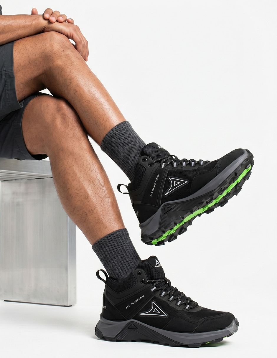 Tenis de piel tenis senderismo de hombre para montañismo y senderismo 2