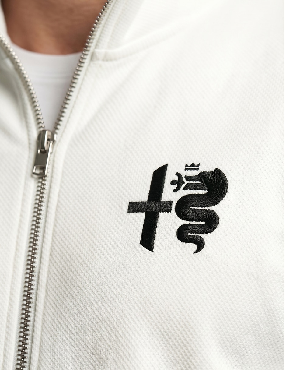 Sudadera casual con cierre para hombre 2