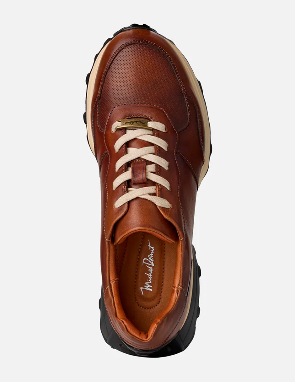 Tenis de piel para hombre 4
