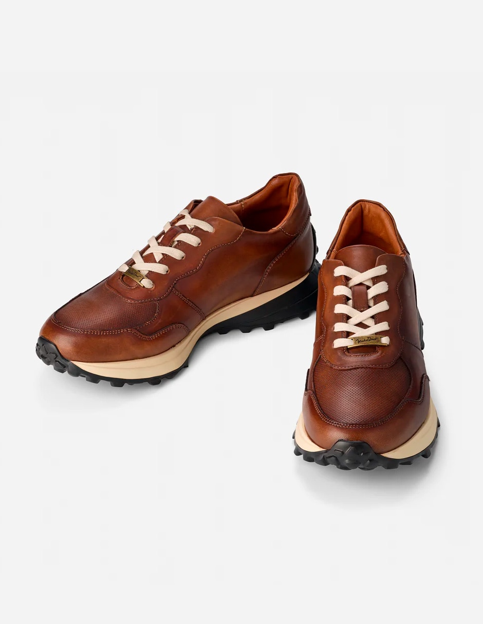 Tenis de piel para hombre 5