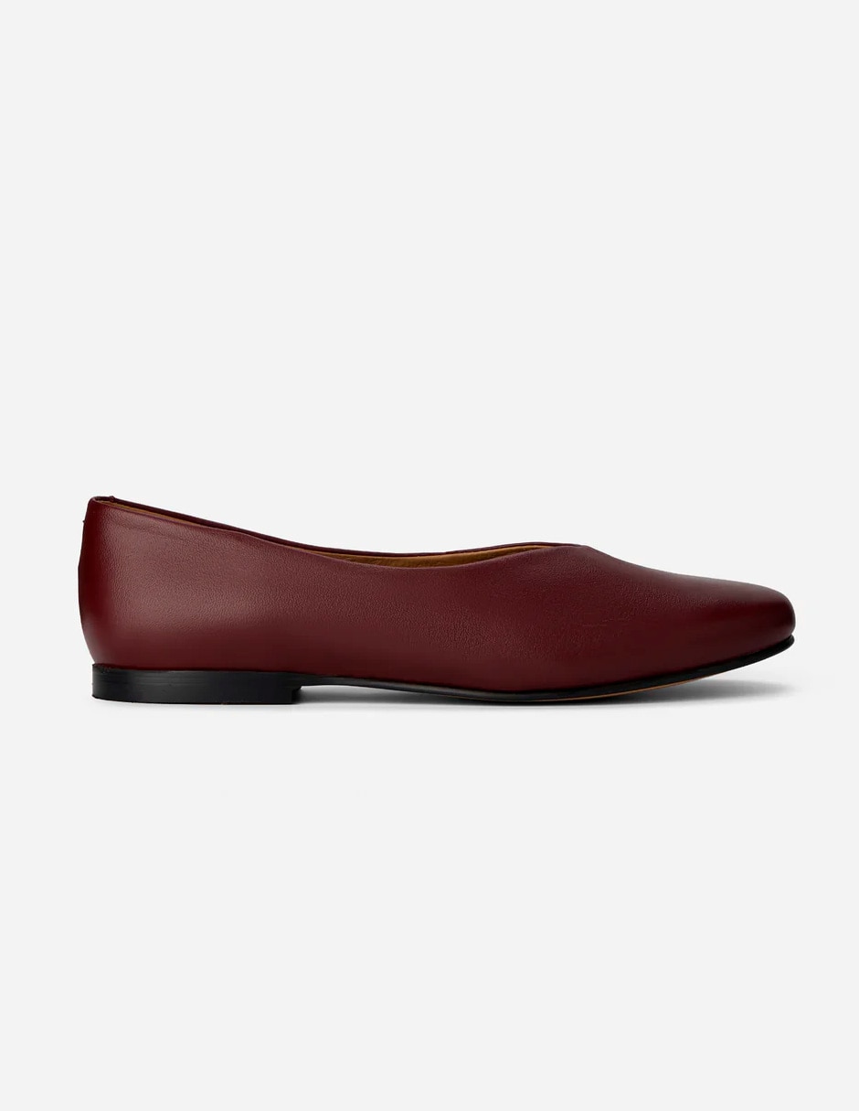Balerina de piel para mujer Balerina de piel para mujer