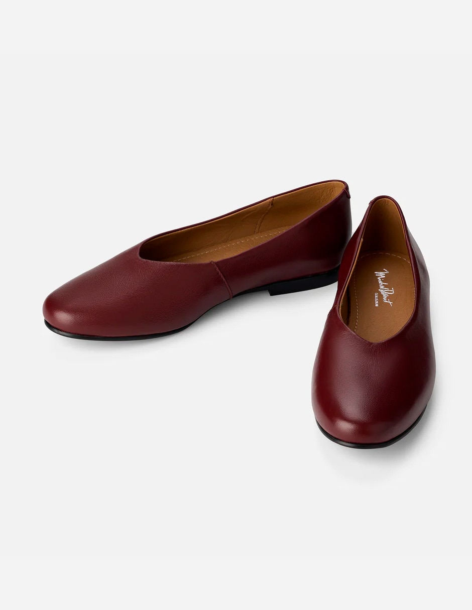 Balerina de piel para mujer 2