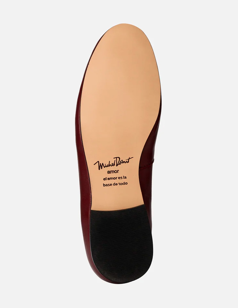 Balerina de piel para mujer 4