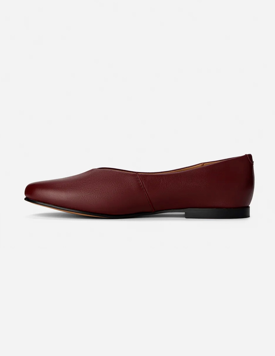 Balerina de piel para mujer 6