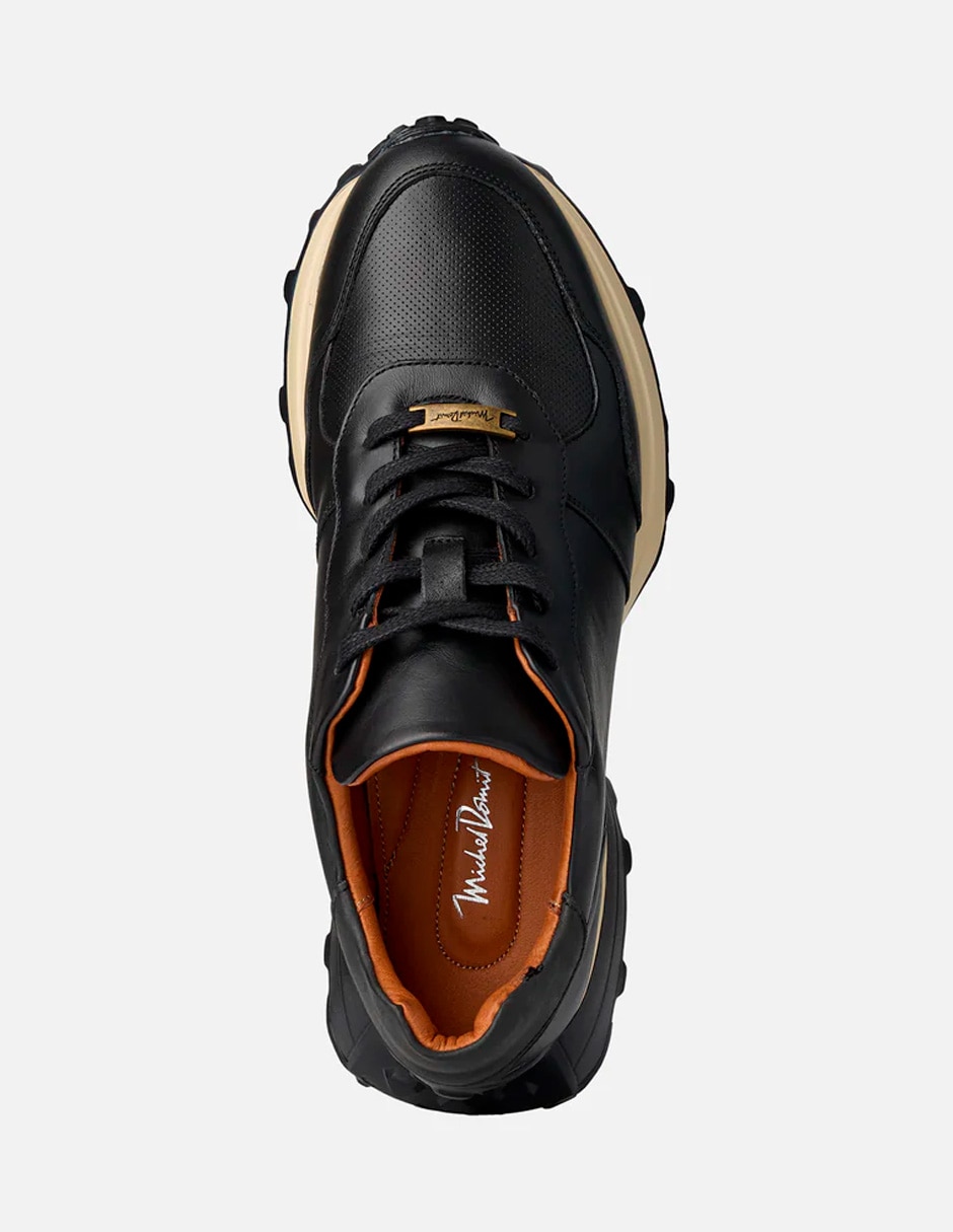 Tenis de piel para hombre 4