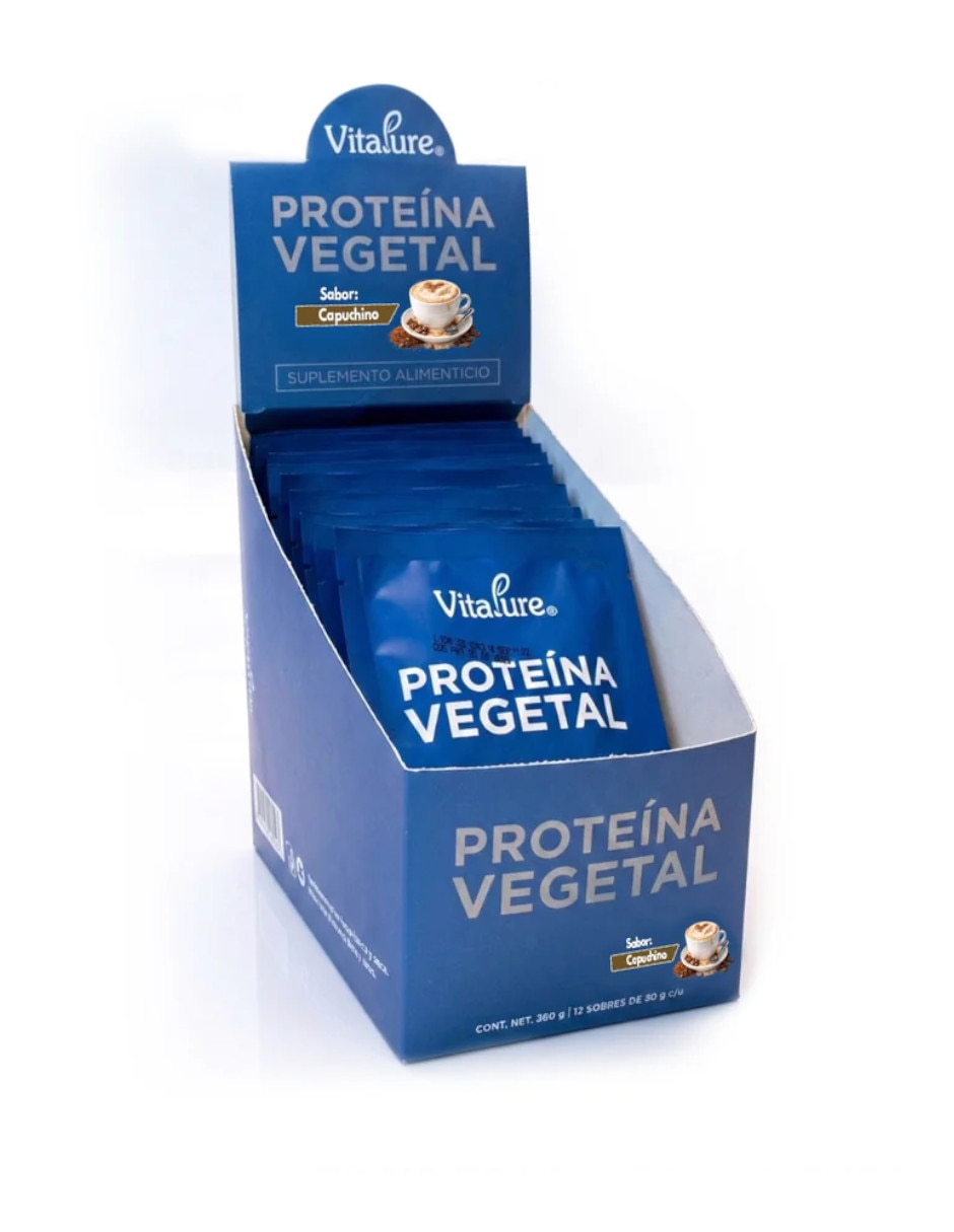 Vitavegetalcapuchino vitapure con proteína de arroz proteína de chícharo y probióticos sabor capuccino de