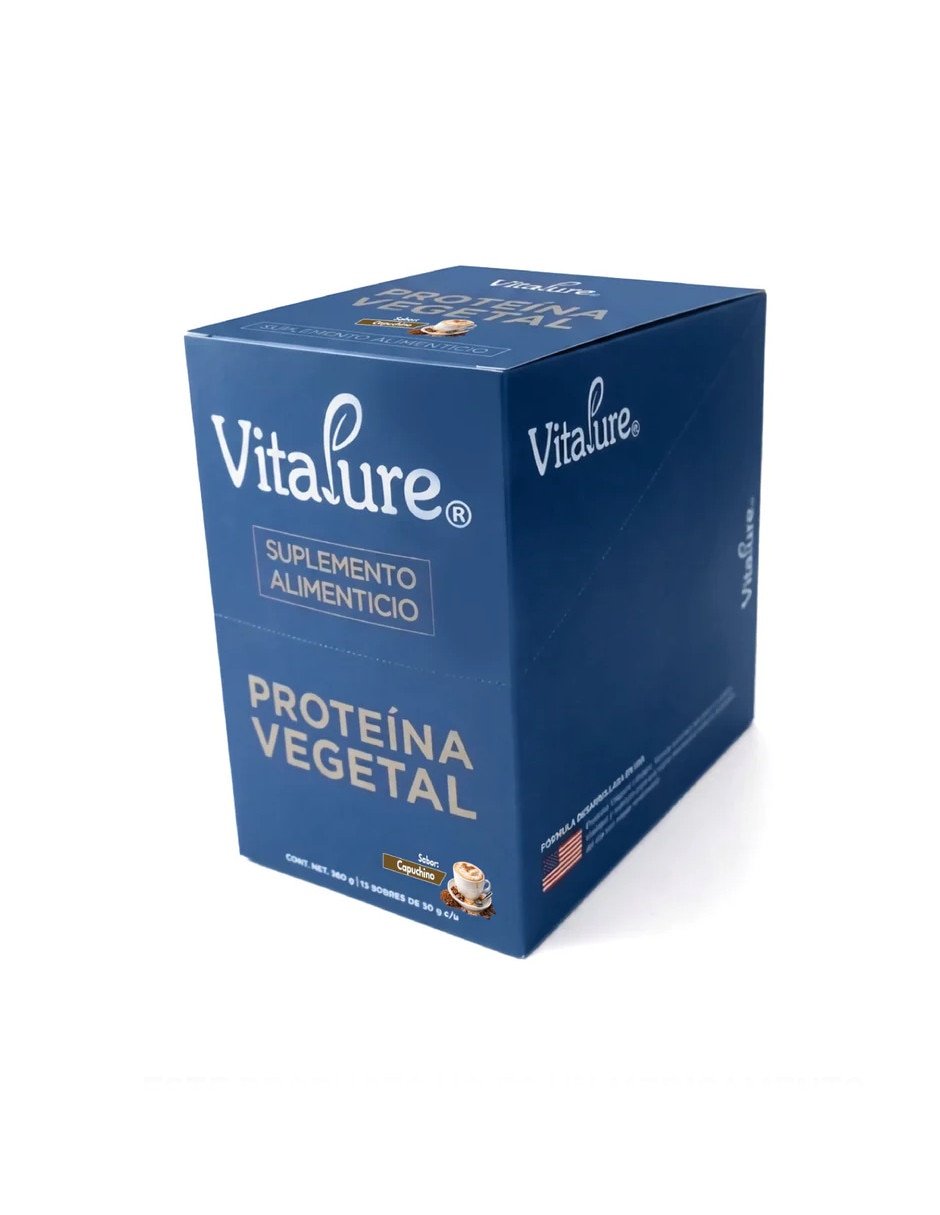 Vitavegetalcapuchino vitapure con proteína de arroz proteína de chícharo y probióticos sabor capuccino de
