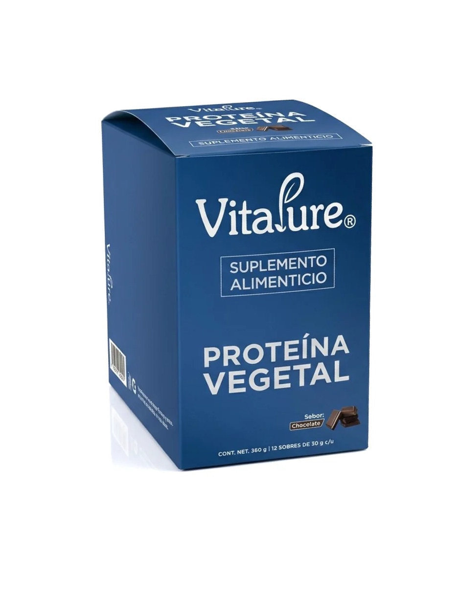 Vita vegetal chocolate Vitapure con proteína de arroz de chícharo y Probióticos