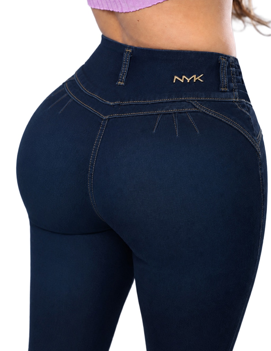 Jeans skinny media cintura Savi Jeans para mujer