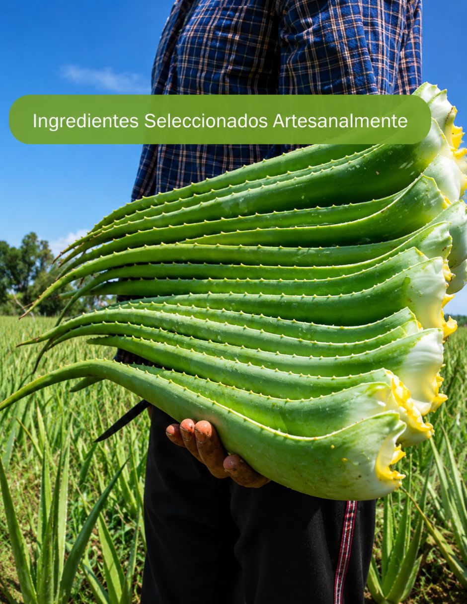 Jugo de sabila con jengibre e hinojo con aloe barbadensis sabor dulce 4