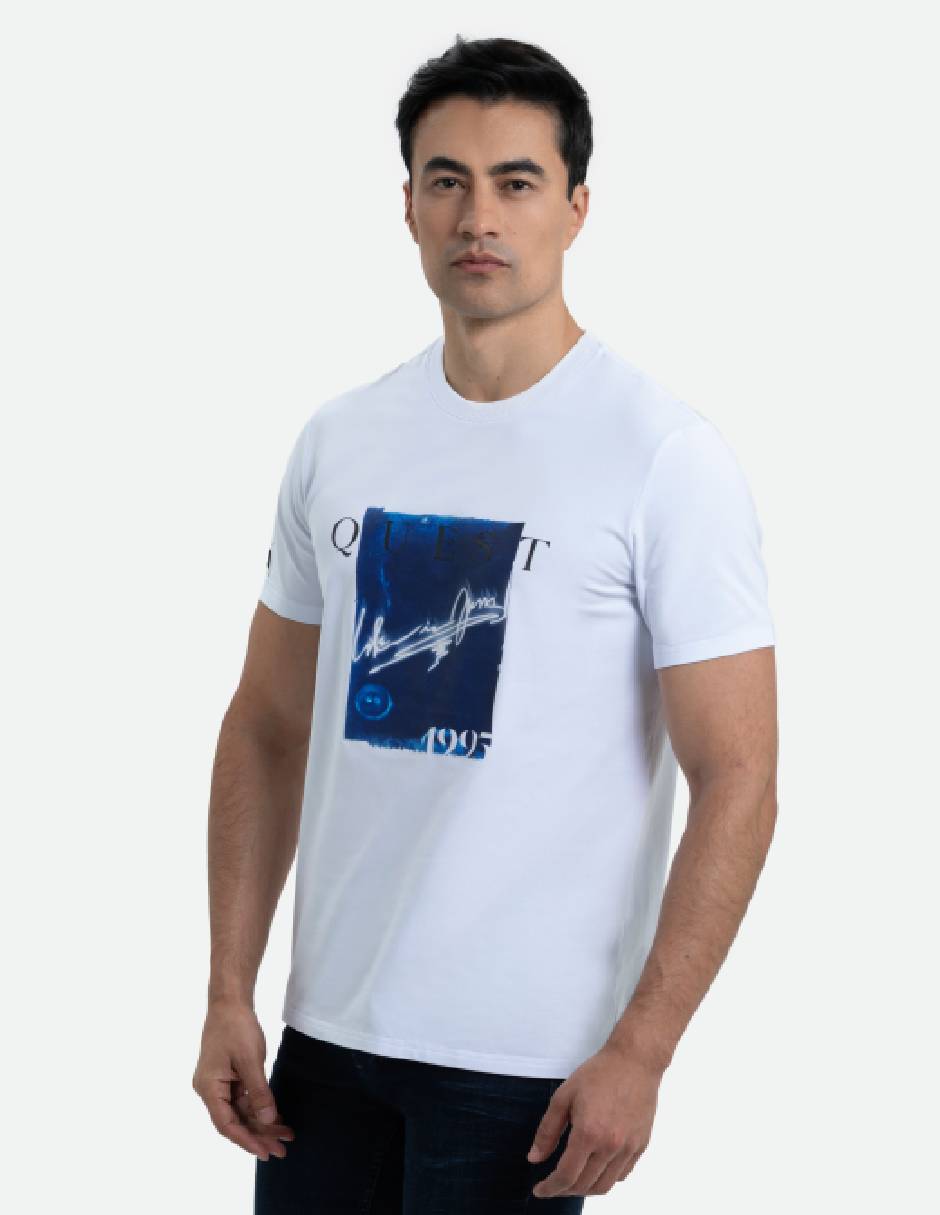 Playera Quest Q cuello redondo para hombre