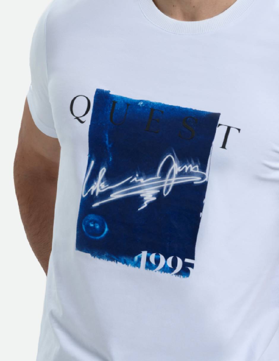 Playera Quest Q cuello redondo para hombre