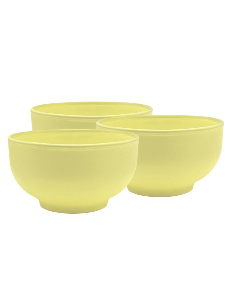 Set bowl Cristar Manaos 3 piezas de vidrio